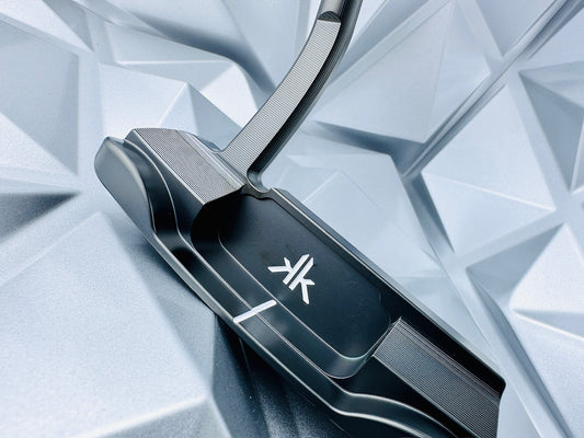 KYOEI Golf Putter Blade In Slant Neck - Black DLC